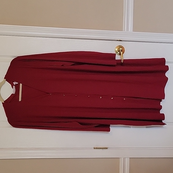 Susan Graver Tops - Susan Graver Textured Liquid Knit Long Cardigan